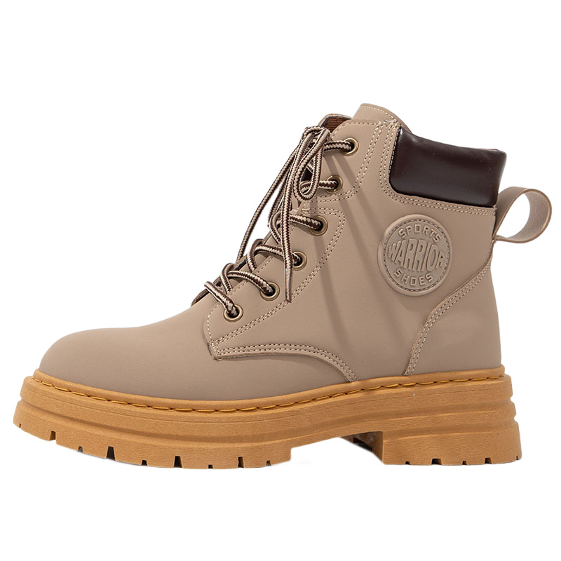 Return Martin Couple Style 2023 Autumn New Mountaineering Yellow Thick Sole Versatile English Short Boots_voghion.com