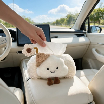 Cloud Design for Women, Car tissue box/set