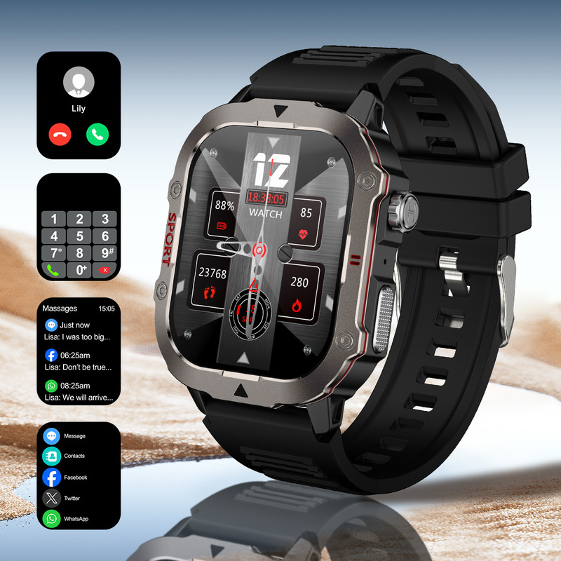[Cross-border Exclusive] c30 Sports Outdoor Bluetooth HD Call Music Information Health Reminder Smart Watch