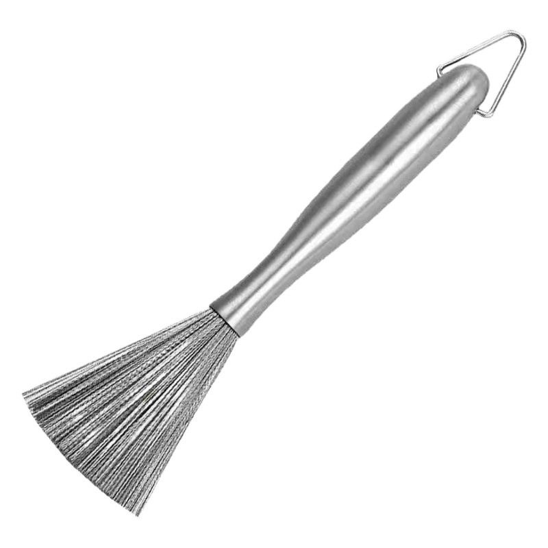 Stainless steel pot brush cleaning brush kitchen oil removing stainless steel wire brush dish brush pot artifact Internet celebrity brush