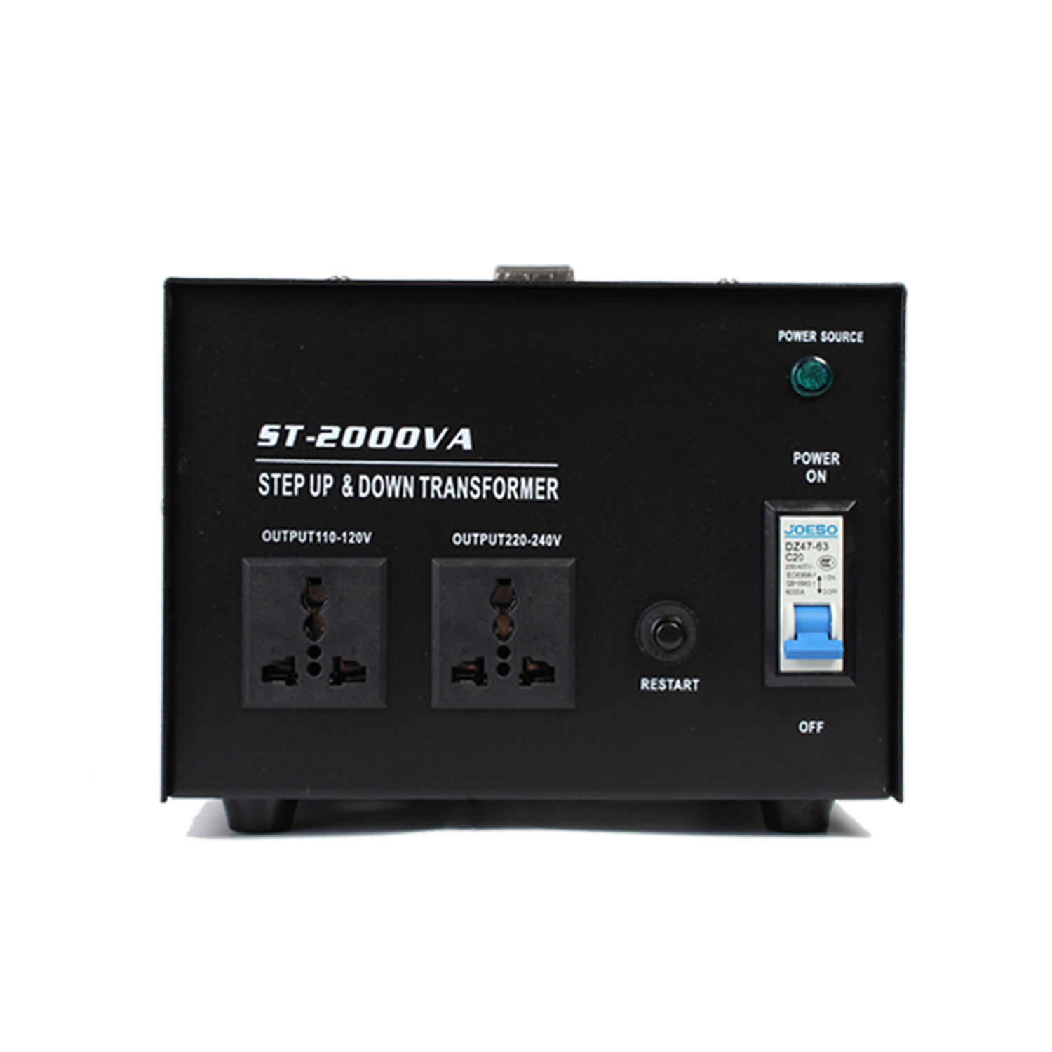 전원 코드 플러그가 ST-2000VA 점에 유의하십시오