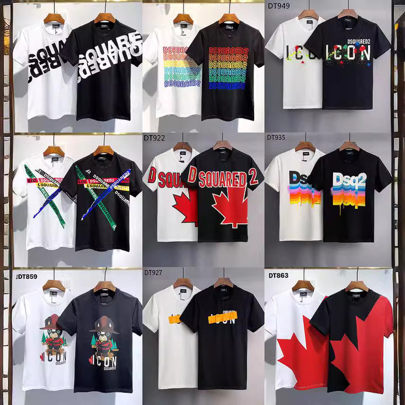DSQ LIAN D2 AliExpress Amazon Foreign Trade Network Men's Short Sleeve T-shirt Factory DSQ DSQ LIAN D2 AliExpress Amazon Foreign Trade Network Men's Short Sleeve T-shirt Factory DSQ