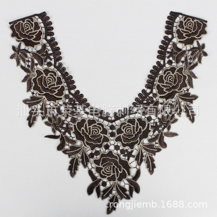 多色领花 彩绣胸花