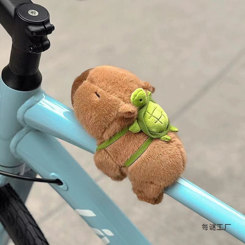 カピバラロードバイク小物アクセサリー、パーソナライズされた装飾人形、電気自動車ハンドルバーペンダント|undefined