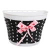 Children's carriage woven basket-black