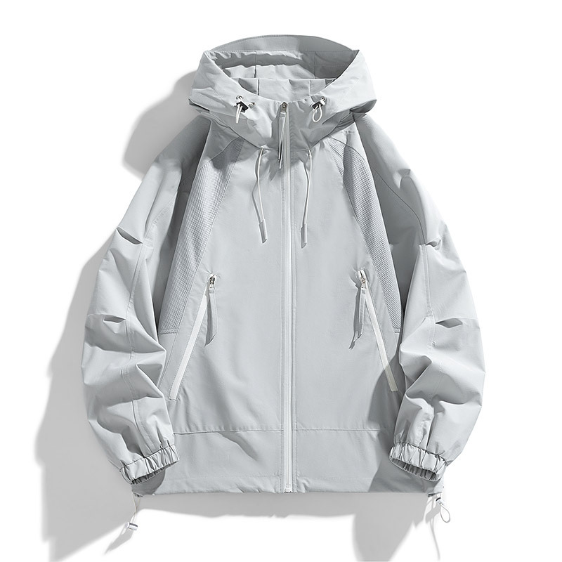 Veste de sport de plein air ample à capuche pour hommes, nouvelle collection automne et hiver 2024_voghion.com