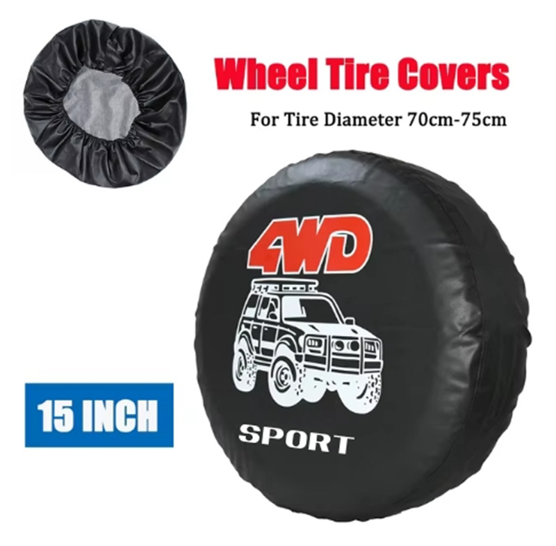Tire Cover Car Cover 14-17 Inch Protective Cover Tire Cover Dust Cover Suitable for Cars, Electric Cars, Rovers, Off-Road Vehicles