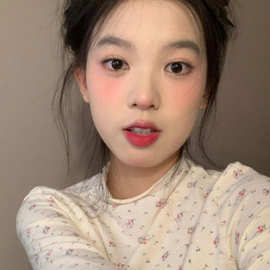 小碎花打底衫女春秋冬内搭修身紧身正肩长袖上衣设计感小众
