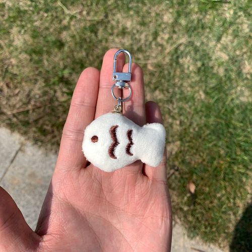 788 cat and fish key chain ins niche personalized gift backpack keychain school bag key pendant high appearance