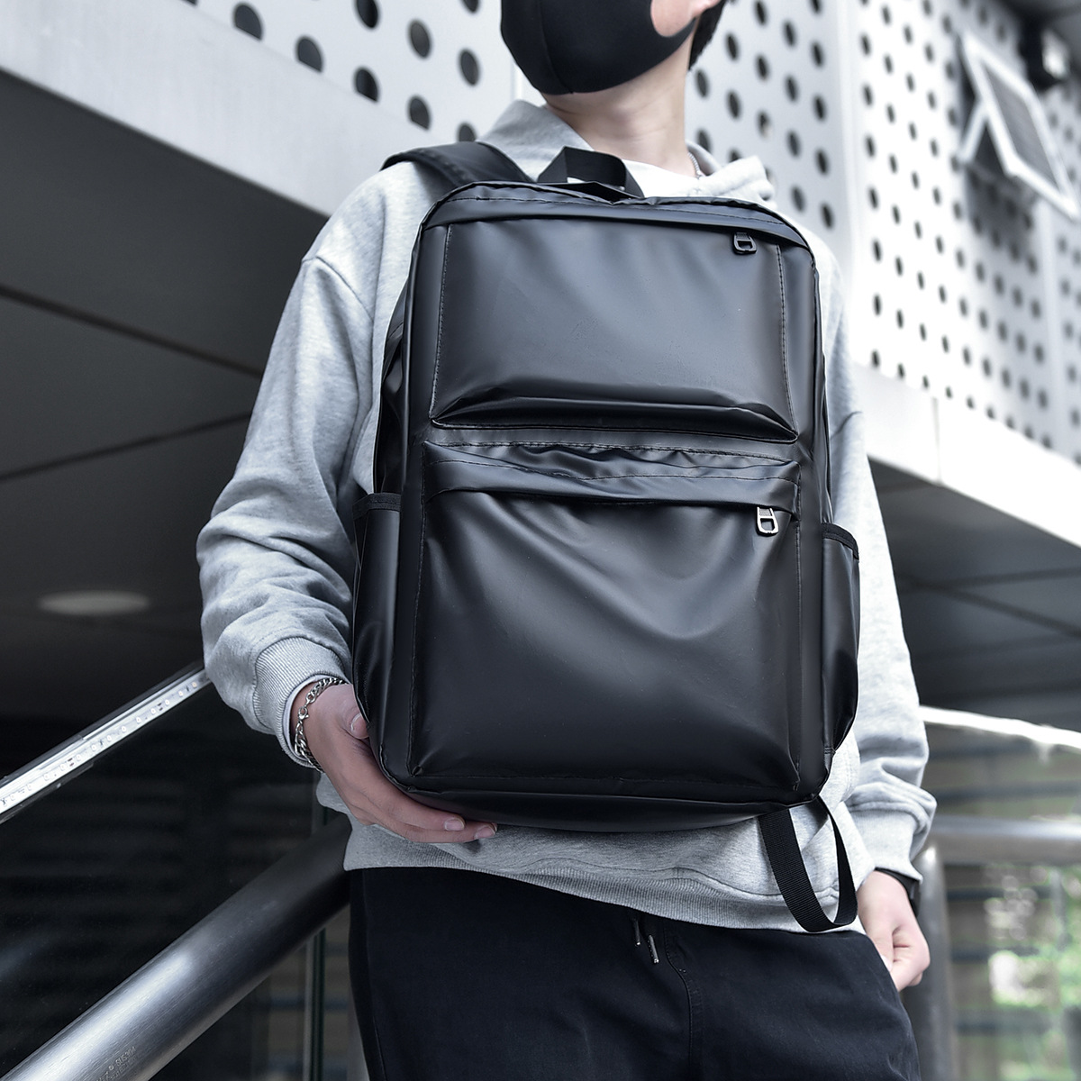 Mochila nueva para computadora portátil, ideal para viajes, negocios, gran capacidad, ocio al aire libre, multifuncional con carga USB para hombres