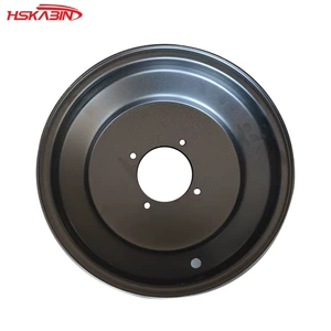 ATV dördtəkərli motosiklet 10 düym qara 4 deşikli ön dəmir disk