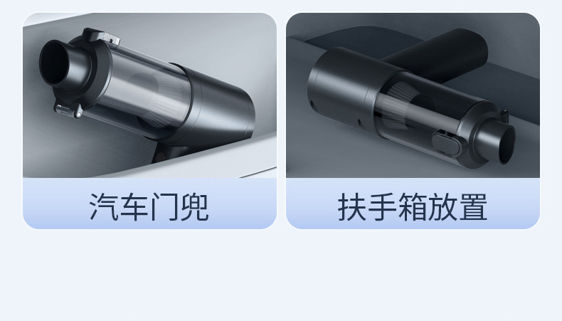 Car Vacuum Cleaner with Super Powerful Suction, Integrated Suction and Blowing, High-Power Wireless Handheld Electric Vacuum Cleaner for Cars