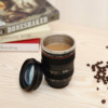 Camera, lens stainless steel with glass, coffee cup suitable for men and women for elementary school students, internet celebrity