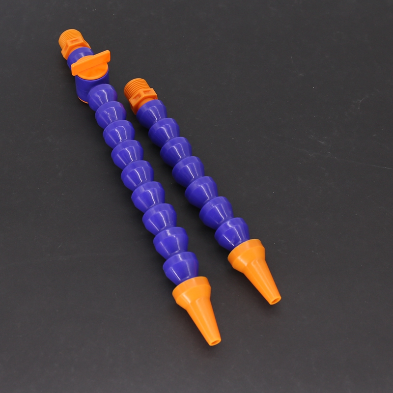 4分PP塑料冷却管1/2机械喷嘴喷头调节弯曲蛇形水管车床万向竹E18