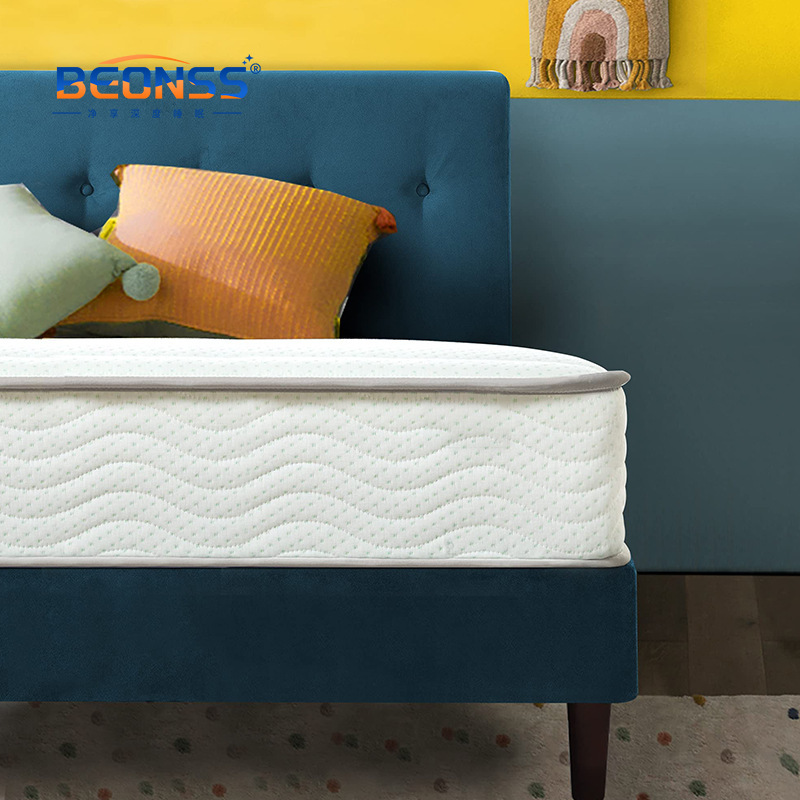 Memory foam and spring mixed mattress-medium firmness comfortable adaptive support breathable-cool