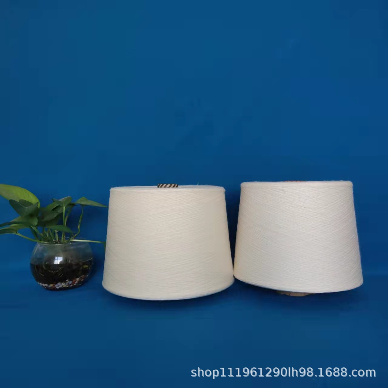 现货阻燃涤纶纱6.5-40支 阻燃涤纶竹节纱 涤纶缝纫线 规格齐全