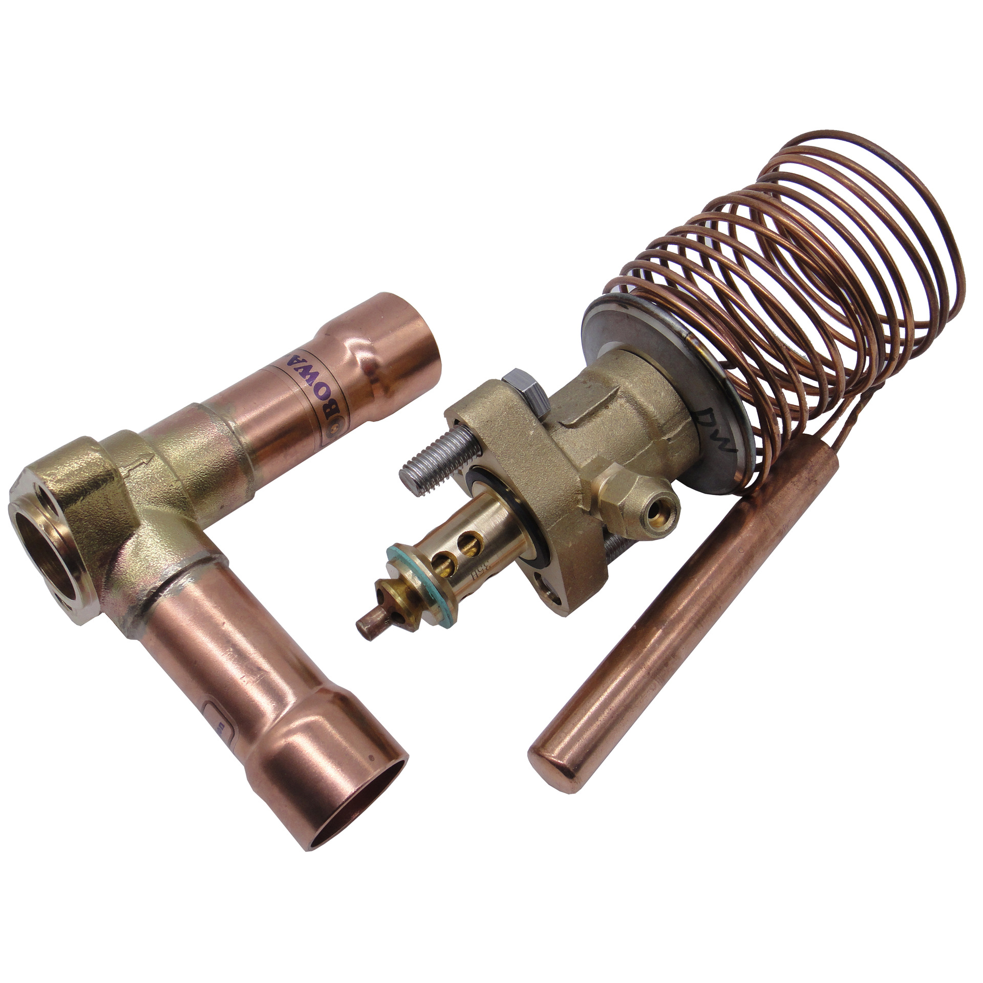 148kw R134a热力膨胀阀匹配195m3/h高温压缩机,独立工作的节流阀