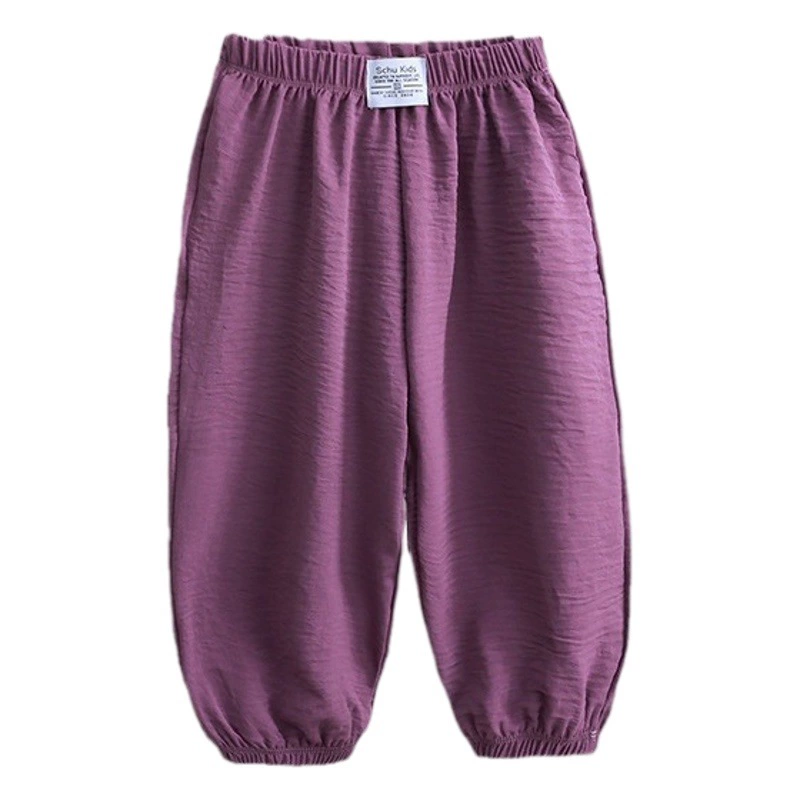 Новые одиночные брюки анти-москитные брюки летние детские брюки тонкие мальчики девочки широкие брюки широкие брюки широкие брюки детские брюки снаружи оптом
