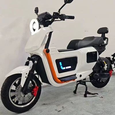 Elektrikli motosikletlər: scooter with double seat and - white-contact-for-export-customization