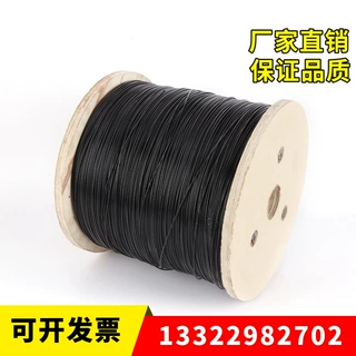 厂家供应304尼龙包塑钢丝绳 7*7系列 鞋带用尼龙包塑不锈钢丝绳