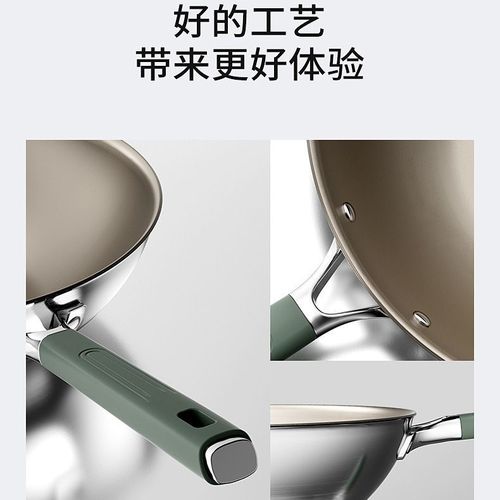 Manufacturer wholesale titanium alloy wok healthy pure titanium pot pan no oil smoke non-stick pan household universal cooking pot