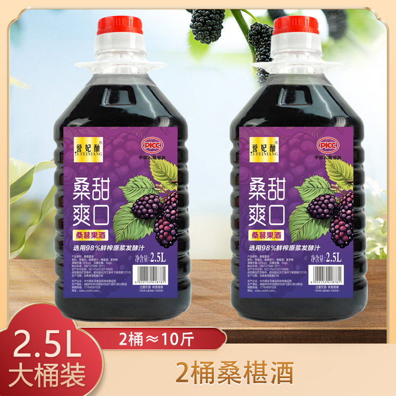 [핫 콤비네이션] 멀베리 와인 12% 2.5L*2통