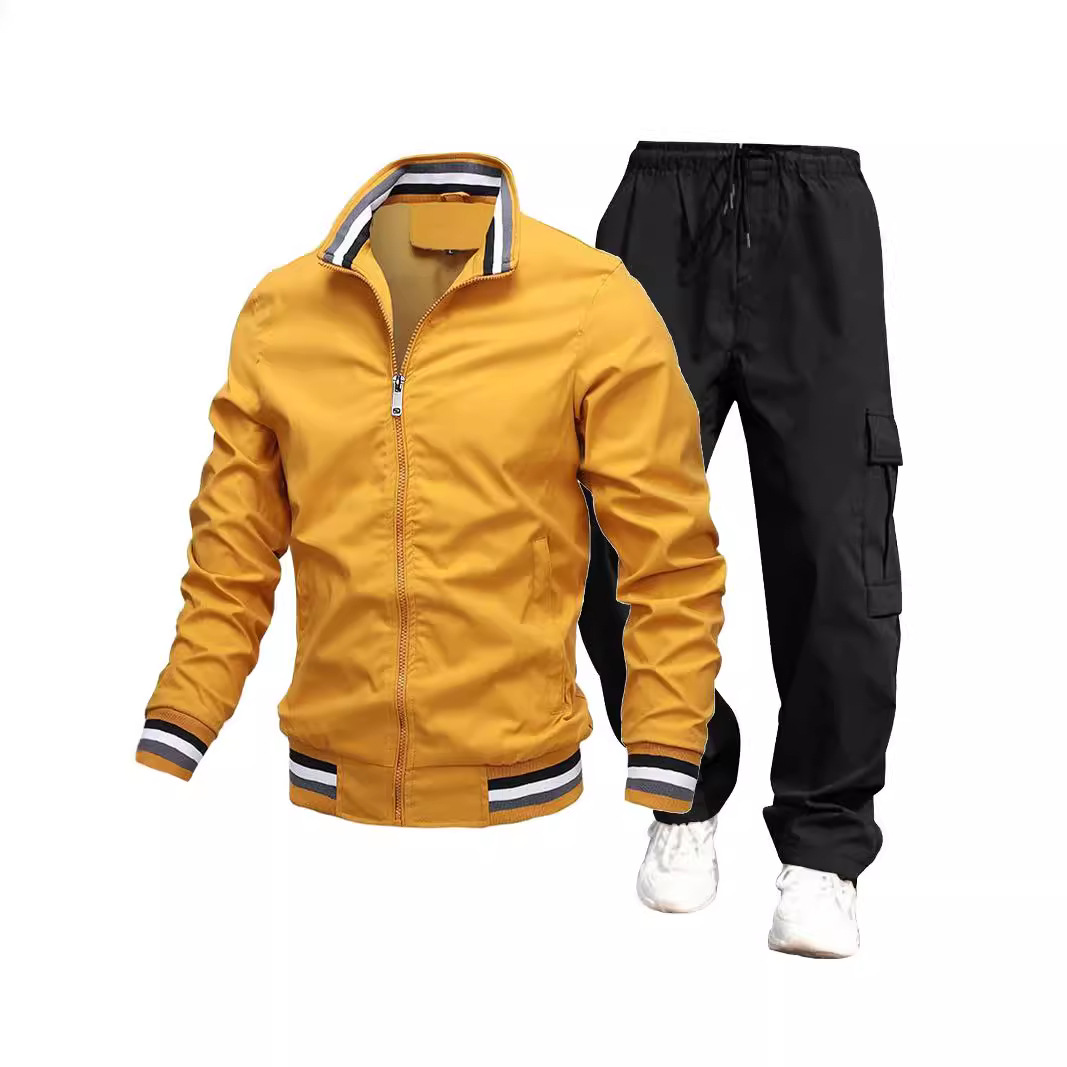 Herrenbekleidung 2024 neuer trendiger Herren-Herbst- und Winter-Freizeitmantel Modetrendmantel Herrenoberteile dünne Jacke Anzug_voghion.com
