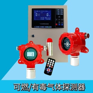 Industrial Explosion-proof Combustible Gas Detector Aviation Kerosene Alcohol Methanol Paint Concentration Overstandard Sound and Light Alarm