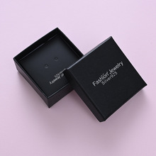 韩版耳钉盒时尚气质小清新一对装耳钉礼盒首饰盒饰品盒厂家直销