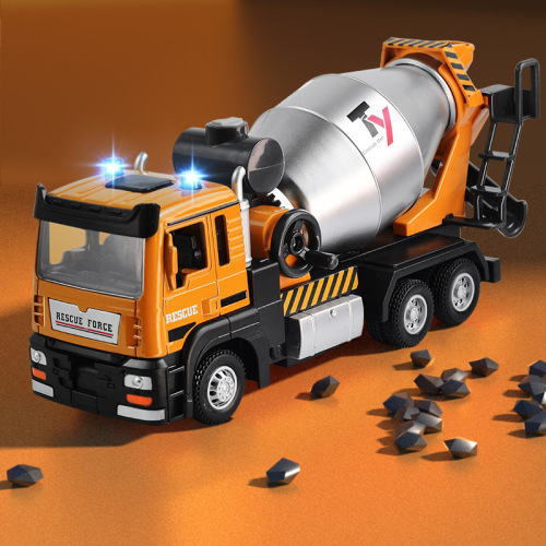 Wholesale mixer truck children's toy concrete tank car model for boys extra large alloy engineering vehicle toy car