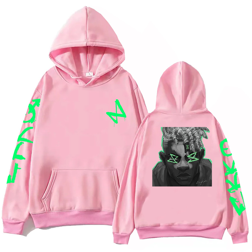 Arcane Ekko Graffiti Hoodie Harajuku Pullover Tops Sweatshir