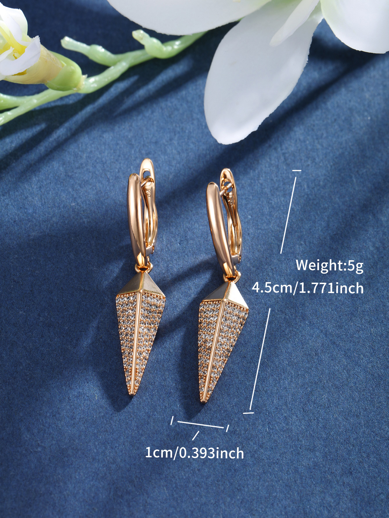 Joyas Xuping, lujo ligero, diamantes completos, incrustaciones, personalidad de alto nivel, pendientes cuadrados redondos geométricos, pendientes transfronterizos europeos y americanos, mujeres