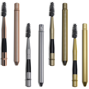 Single fire arrow eyelash roll bullet eyelash roll bright gold rose gold makeup tool brush wholesale