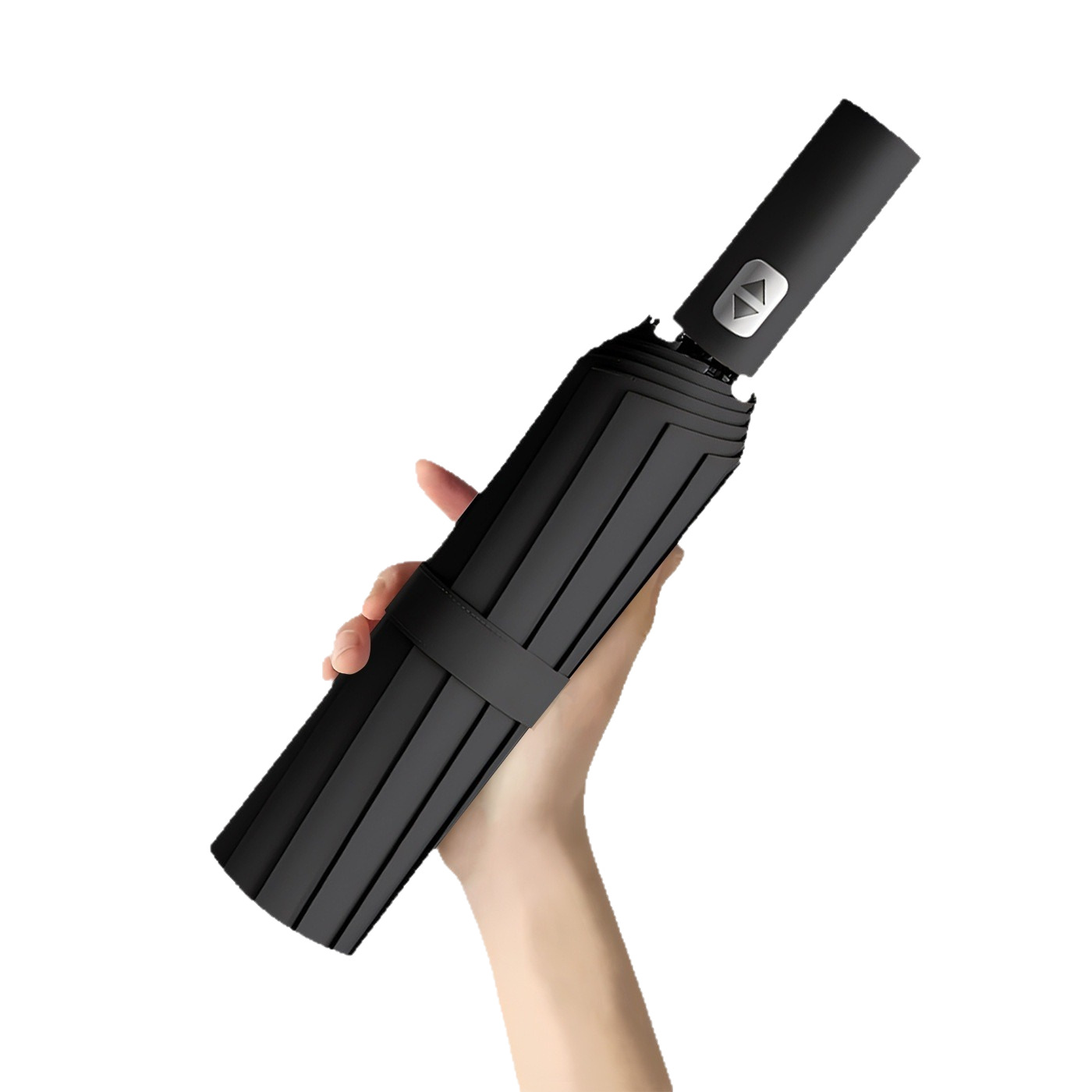 Paraguas grande totalmente automático para hombre, reforzado, doble uso para sol y lluvia, protección solar, paraguas plegable, venta al por mayor personalizada