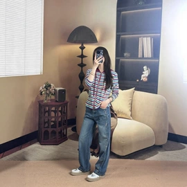 时尚休闲套装;女式T恤;女式牛仔裤