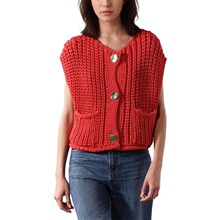 B 47149 V Neck Sleeves Knit Top ���V�Iᘿ��� �羳�W����