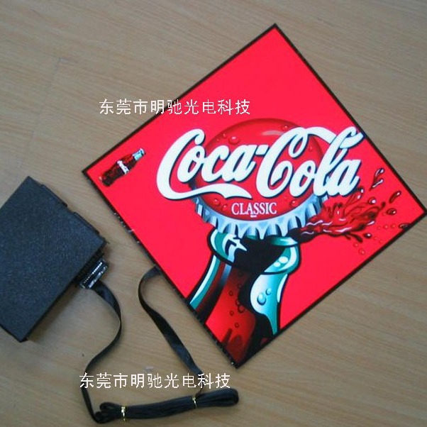 LED发光广告 EL冷光广告灯箱 EL冷光广告牌 EL冷光广告牌发光海报