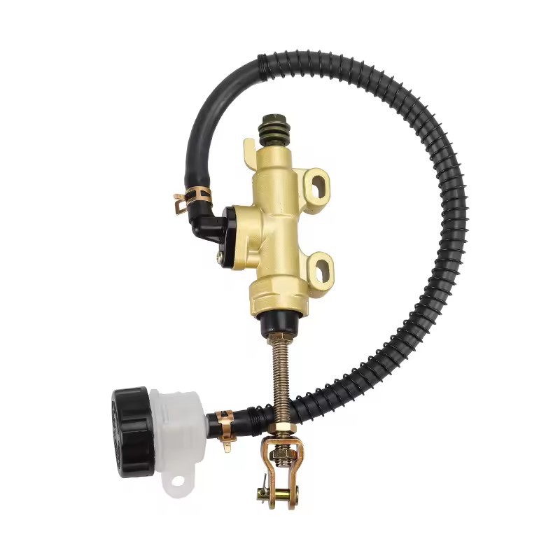 One-Word Pump with Oil Pipe Round Oil Cup Foot Brake Conjoined Pump 50-250Cc Off-Road Atv Beach Motorcycle Accessories