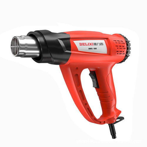 Delixi hot air gun small hot air machine baking gun high-power heat shrinkable film hair dryer manual electronic repair film