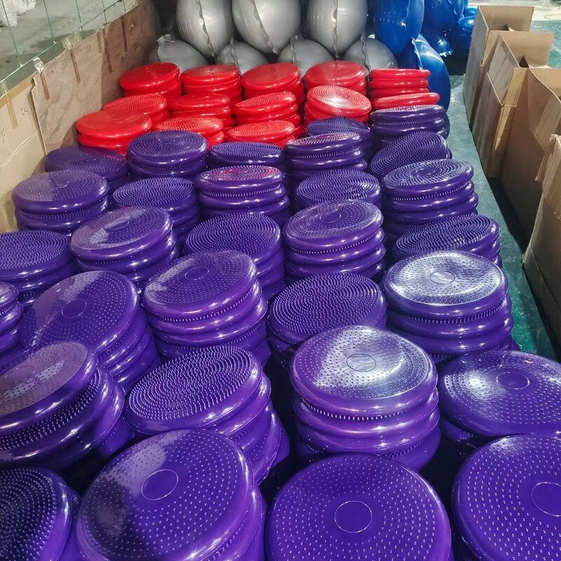 Pvcヨガバランスパッド空気入れマッサージクッション厚い防爆バランスボールスポーツフィットネスバランストレーナー|undefined