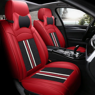 Car Seat Cushion Cover, Universal for: Four Seasons Pad - passion-red-comfort-edition-general-purpose