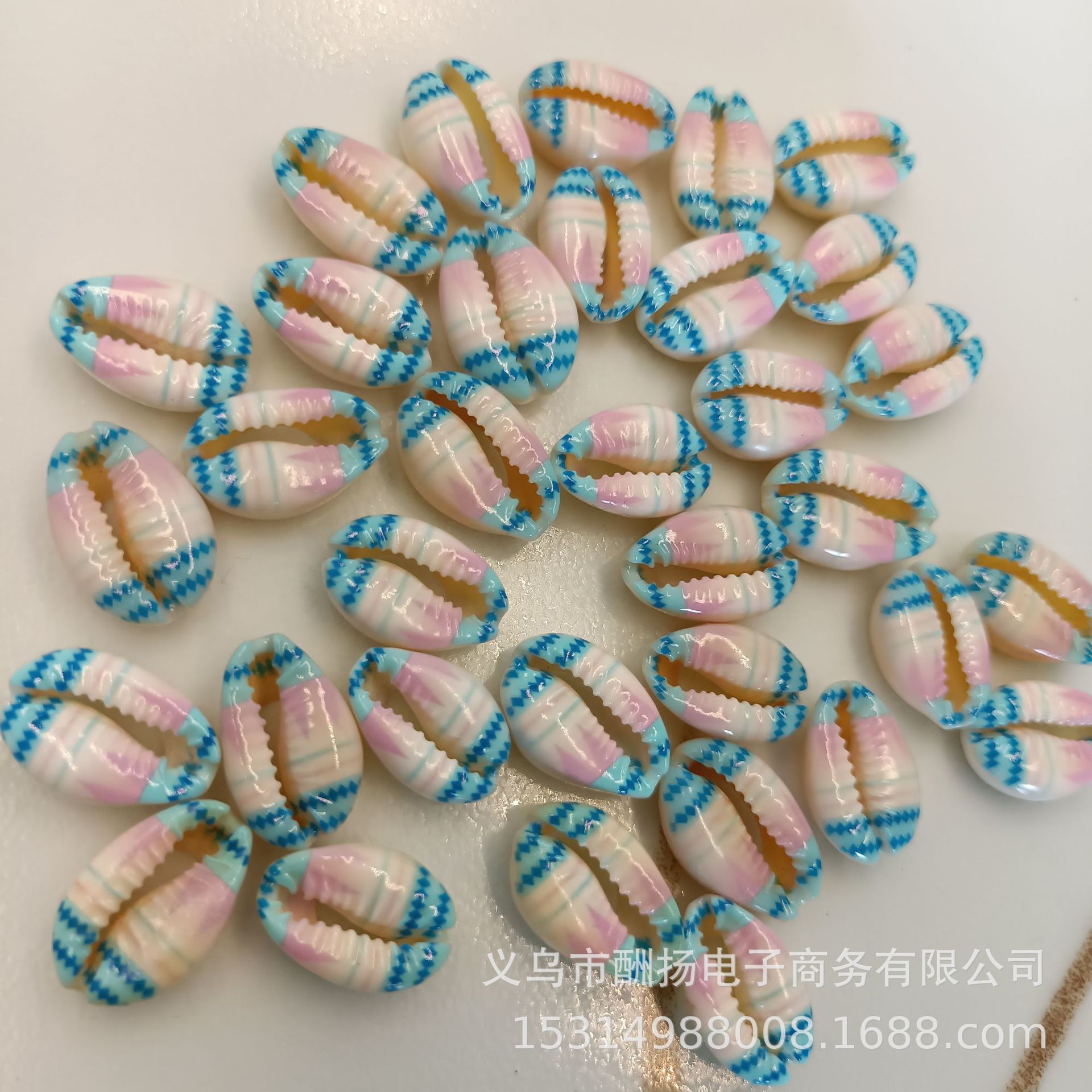 New color scheme: blue-pink-blue radio wave pattern, 1 piece