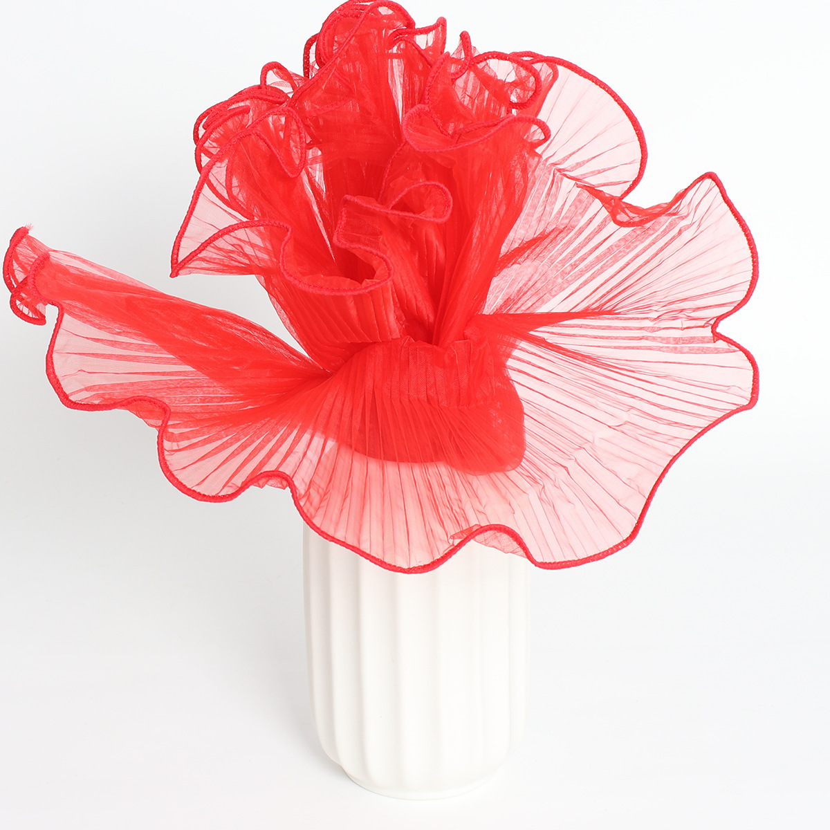 큰 빨간색 가장자리 4야드, 4야드*27cm