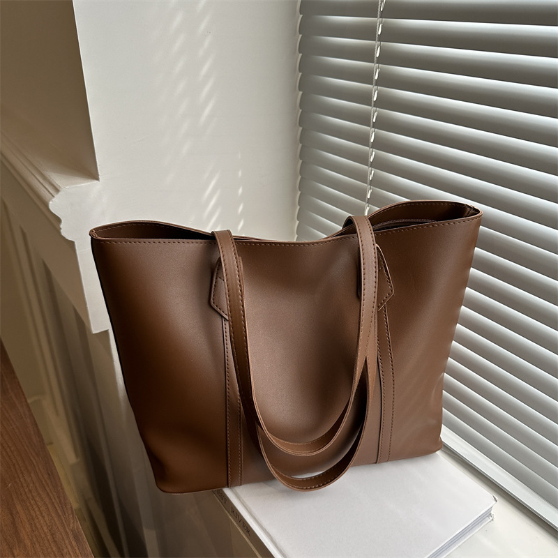 Bolsa de pan suave de alta calidad para mujeres otoño y invierno 2024 nueva moda de moda casual gran capacidad bolsa de hombro