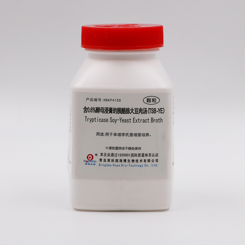 含0.6%酵母膏的胰酪胨大豆肉汤(TSB-YE)颗粒	HBKP4150   250g
