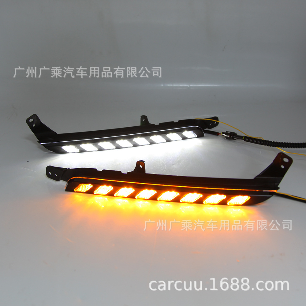 Adecuado para 20-21 Toyota HELAX luz diurna ceja luz lágrima ojo 22 HELAX Luz de marcha