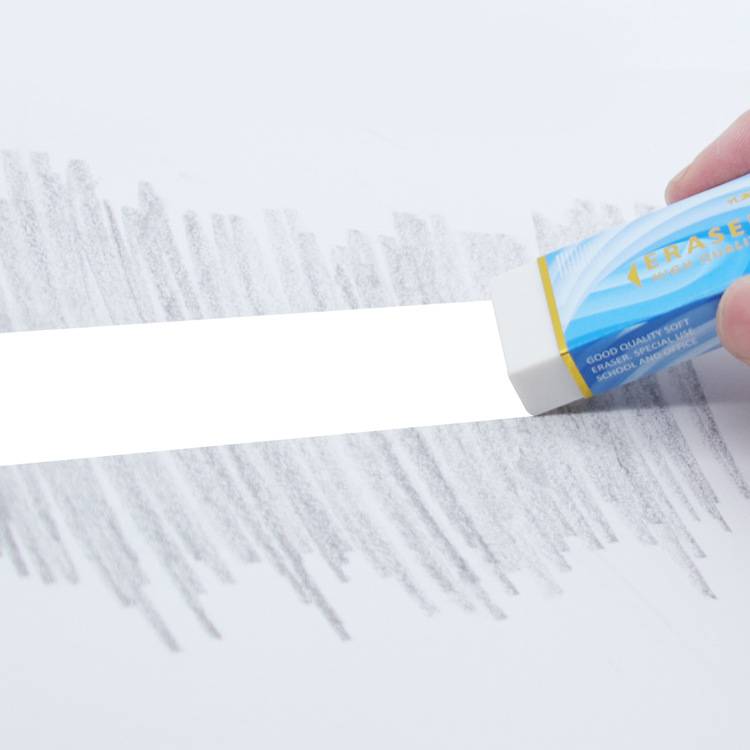 Yalong transfronteriza venta caliente TPR material de goma oficina borrador suave blanco escuela fabricante de suministros