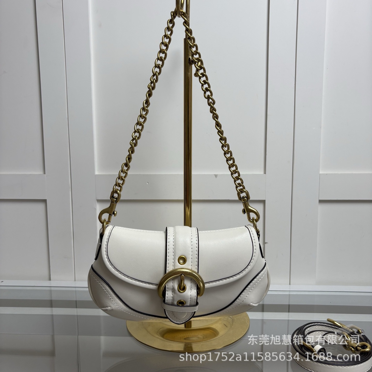 C-Style New Soho Underarm Saddle Bag Handheld Shoulder Pea Bag Genuine Leather Crossbody Vintage Bag For Women - Thumbnail 3