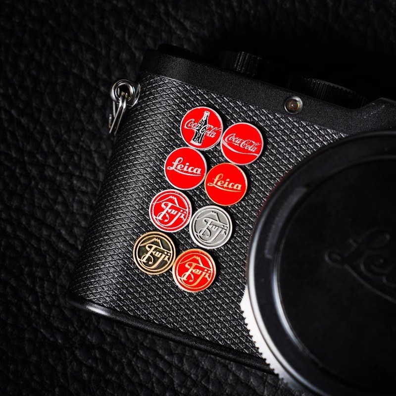 Camera Decoration Suitable for Leica Label Mobile Phone Metal Sticker LOGO Coke Logo Fuji FUJI Creative Sticker