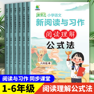 Small orange students Chinese reading comprehension answer formula method 1-6 grade first and second books new reading and writing exercises